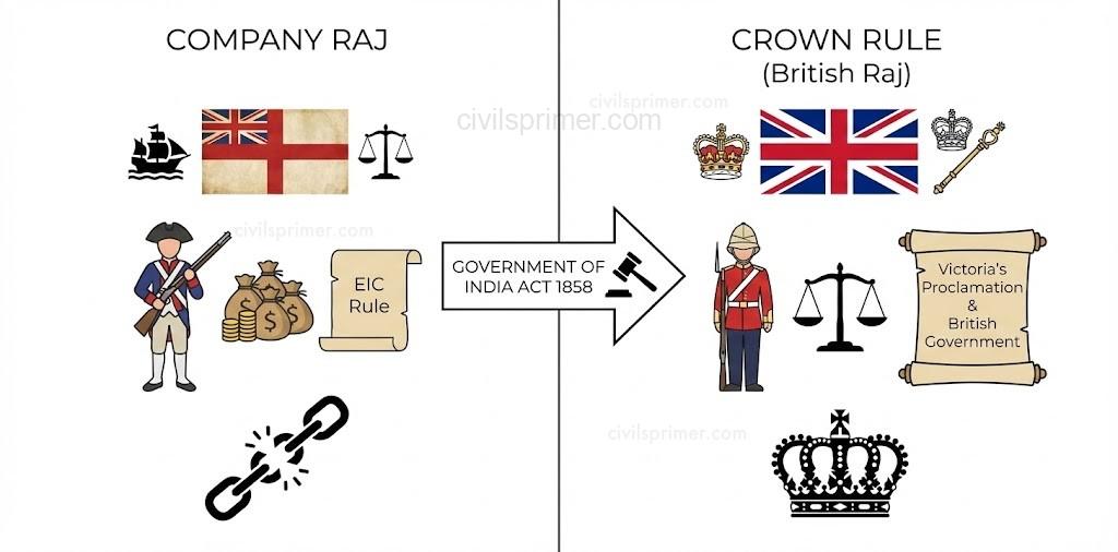Government of India Act 1858 UPSC Modern Indian History Basics