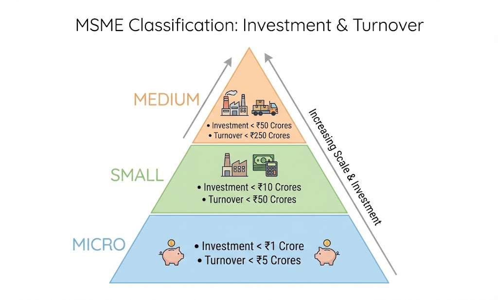 MSME Classification UPSC Prelims Notes