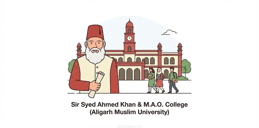syed ahmed khan upsc modern history basics