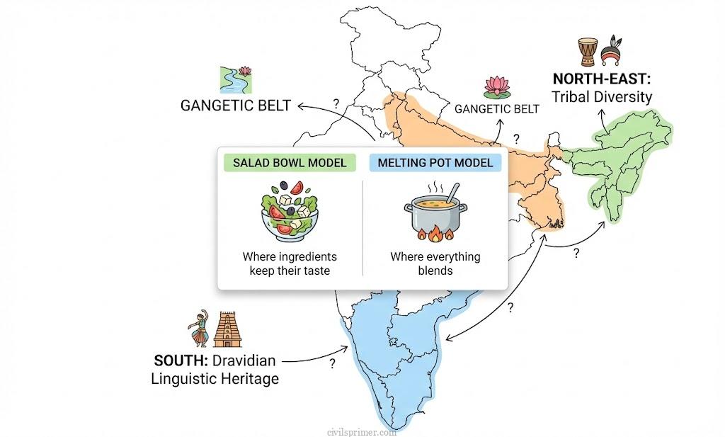 Indian Culture unity in diversity UPSC society basics