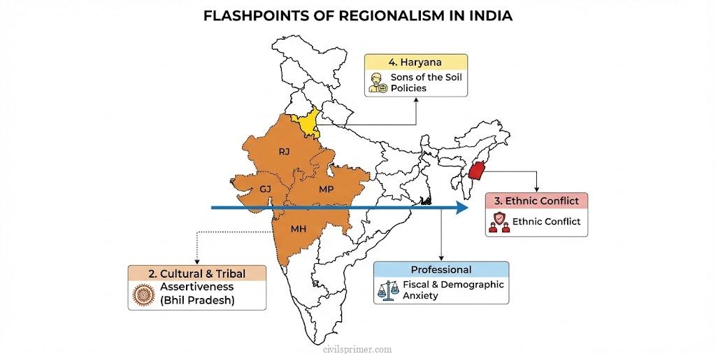 Regionalism in India UPSC Indian Society Basics