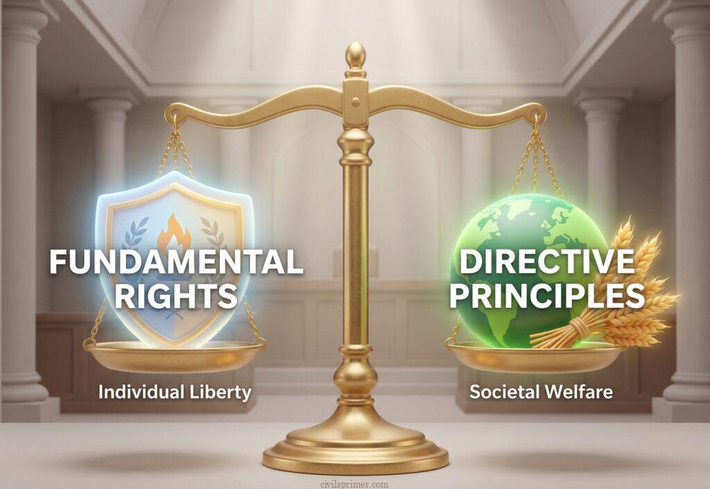 fundamental rights vs dpsp polity upsc basics notes